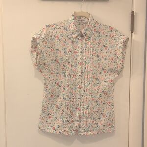 Floral Button-Up Blouse